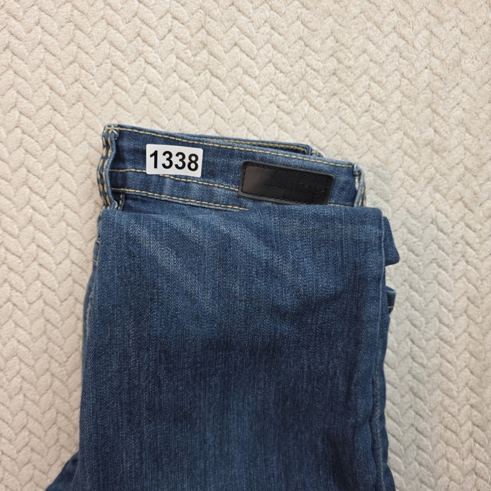 Daytrip Virgo Bootcut Jeans Womens 26R Blue Medium Wash Studded Flap Pocket - Picture 9 of 9